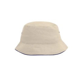 Fisherman piping bobhat-Naturel/navy
