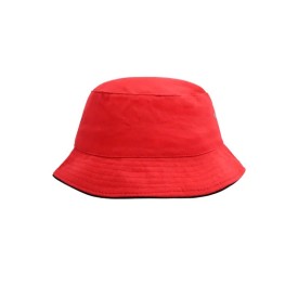 Fisherman piping bobhat-Rood/zwart