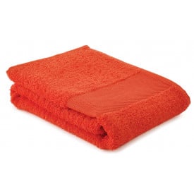Handdoek Fitness-Borduring-Oranje, #f24a19