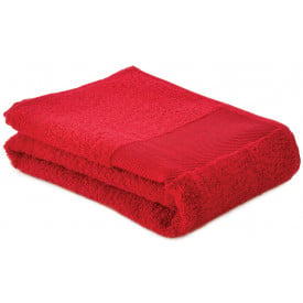 Handdoek Fitness-Borduring-Rood, #e32120