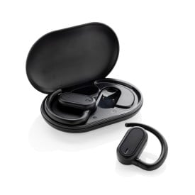 Fitsound TWS-oordopjes - gerecycled plastic - open-ear - touch-functie