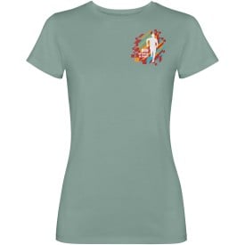 Roly dames T-shirt korte mouwen - katoen / polyester 280 g/m2 - zuurwas-effect