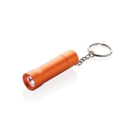 Flash RCS gerecycled aluminium sleutelhanger zaklamp-Oranje