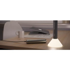 2 in 1 zaklamp - aluminium - nachtlamp - 8 uur levensdoor