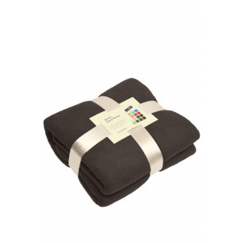 Fleece deken antipluis-Bruin