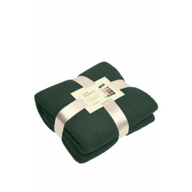 Fleece deken antipluis-Donkergroen