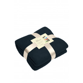 Fleece deken antipluis-Navy/navy