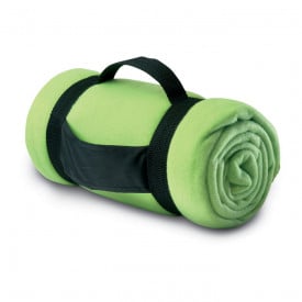 Fleece deken comfortabel-Lime-Zonder opdruk