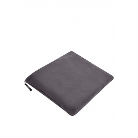 Fleece deken of kussen-Donkergrijs
