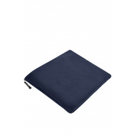 Fleece deken of kussen-Navy/navy