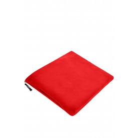 Fleece deken of kussen-Rood