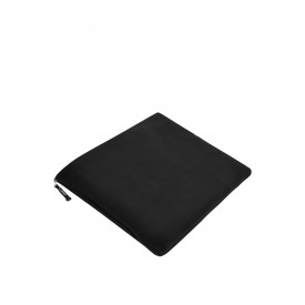 Fleece deken of kussen-Zwart