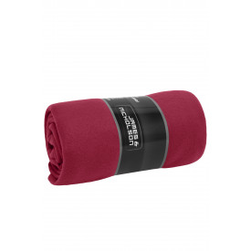 Fleece deken One size-Diep rood