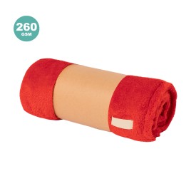 Fleecedeken- 260gr/m² - met kartonnen sleeve