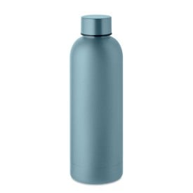Fles 500ml - RVS gerecycled - dubbelwandig - lekvrij-Hemelsblauw