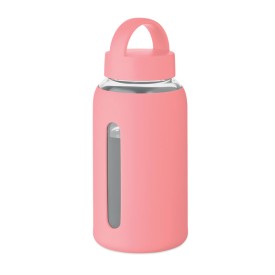 Fles van hoog borosilicaatglas-Roze