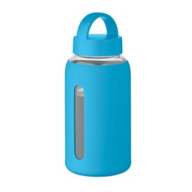 Fles van hoog borosilicaatglas-Turkoois