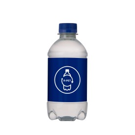 Flesje bronwater 330ml met draaidop-Donkerblauw-1 kleur