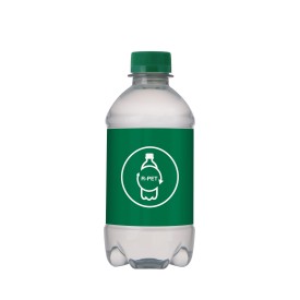Flesje bronwater 330ml met draaidop-Groen-1 kleur