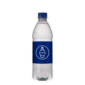 Flesje bronwater 500ml met draaidop-Donkerblauw-1 kleur