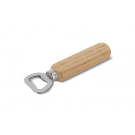 Flesopener - staal - houten handvat
