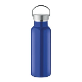 Florence dubbelwandige fles 500 ml-Blauw
