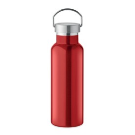 Florence dubbelwandige fles 500 ml-Rood