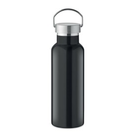 Florence dubbelwandige fles 500 ml-Zwart