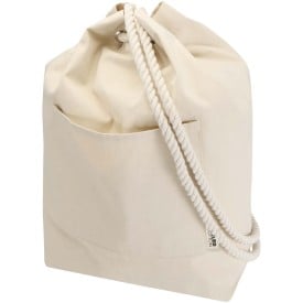 Florida 270 g/m² GRS gerecyclede sailor duffel bag 15 l-Natuur