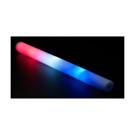 Foam LED stick Party Glow - rood wit blauw licht - 3 standen