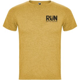Fox herenshirt met korte mouwen-Heather mustard