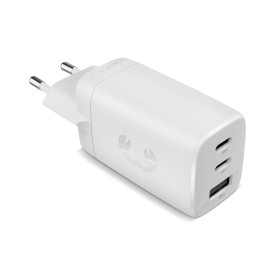 Fresh 'n Rebel 67W Laptop Snellader GaN USB-C & USB-A-Licht grijs