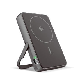 Fresh 'n Rebel Draadloze Powerbank 10000mAh Geschikt voor MagSafe-Donker grijs