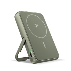 Fresh 'n Rebel Draadloze Powerbank 10000mAh Geschikt voor MagSafe-Dried green