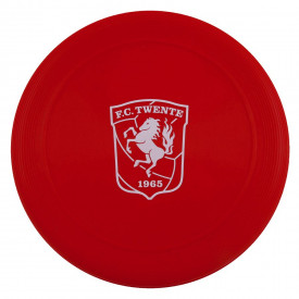 Frisbee 21 cm. met ringen-Rood-Zonder opdruk