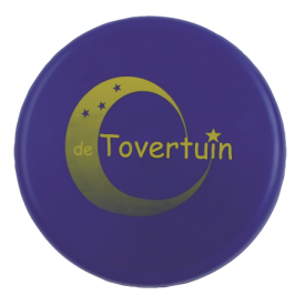 Frisbee 21 cm. zonder ringen-Donkerblauw-Zonder opdruk