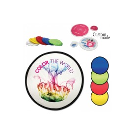 Frisbee - nylon - Ø 25 cm - opvouwbaar in hoesje