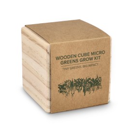 FSC Houten Plantenbak Set - Microgreens-Natuur