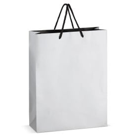FSC Papieren cadeautas 30 x 12 x 40cm 200g/m²-Zilver