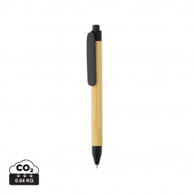 FSC®write responsible recycled papieren pen-Zwart