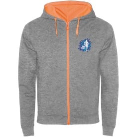 Fuji unisex sweatjack-Heather grijs