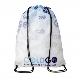Full colour XL, RPET rugzakje met koord