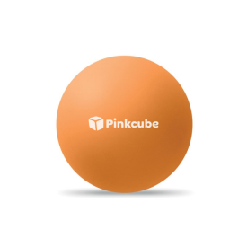 Rubberen stuiterbal.-Oranje