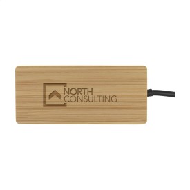 Fyra Bamboo Hub - FSC® bamboe - USB-C en A