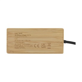 Fyra Bamboo Hub - FSC® bamboe - USB-C en A