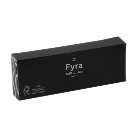Fyra Bamboo Hub - FSC® bamboe - USB-C en A