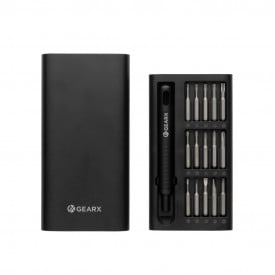 Gear X 31 in 1 precisie-schroevendraaierset - aluminium - in geschenkdoos