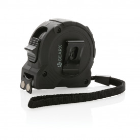 Gear X rolmaat - 5 m - 1,9 cm - ABS - polsbandje - langzame oprolmechanisme