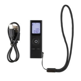 Gear X rolmaat - 30 m - gerecycled almuminium - laser klasse 2 - polsbandje