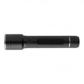 Gear X zaklamp groot - gerecycled aluminium - 500M bereik - oplaadbaar - 8 uur levensduur